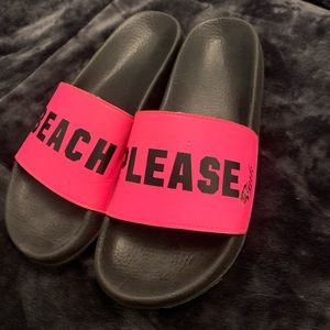 Pink Victoria’s Secret sandals